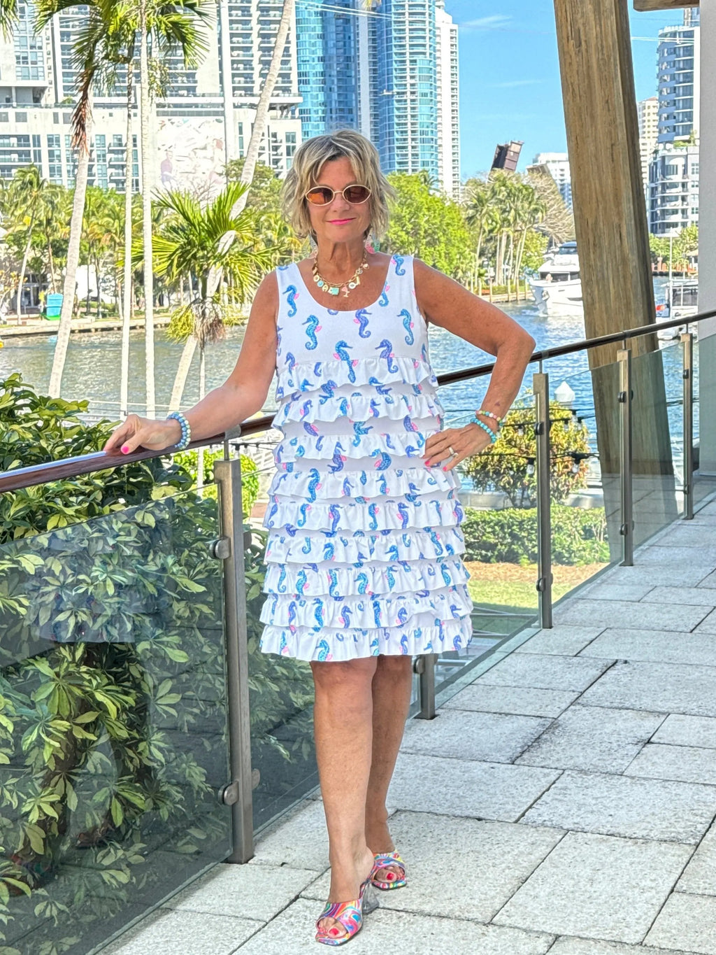 LULU B SHORELINE CHARM CHA CHA DRESS