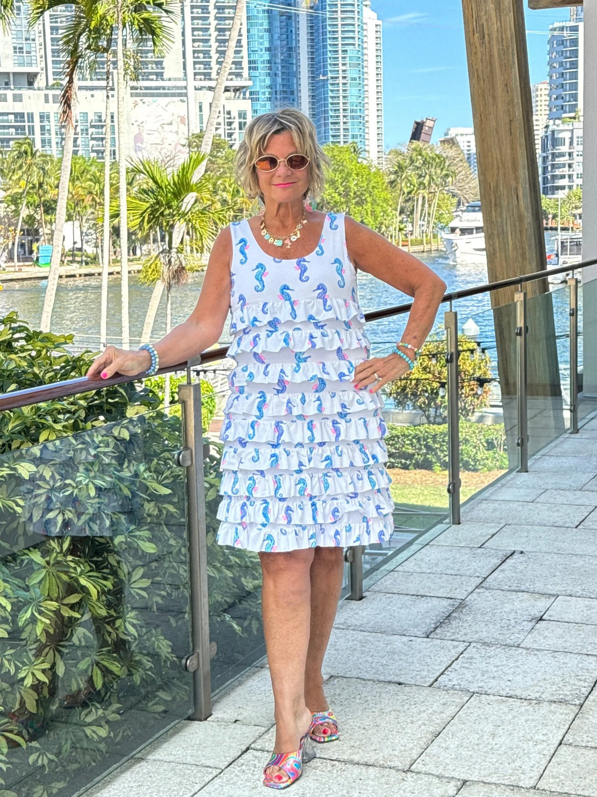 LULU B SHORELINE CHARM CHA CHA DRESS