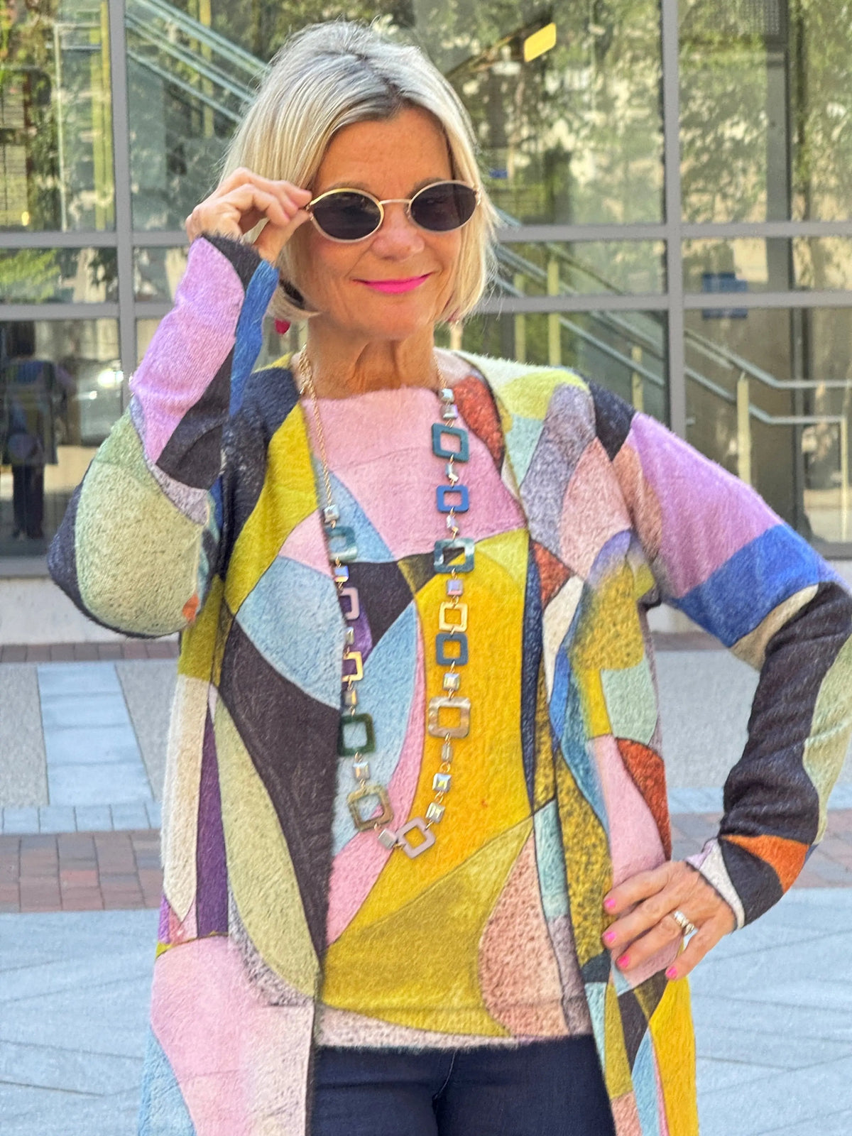 Ethyl Draped Open Front Cardi - Anticipate