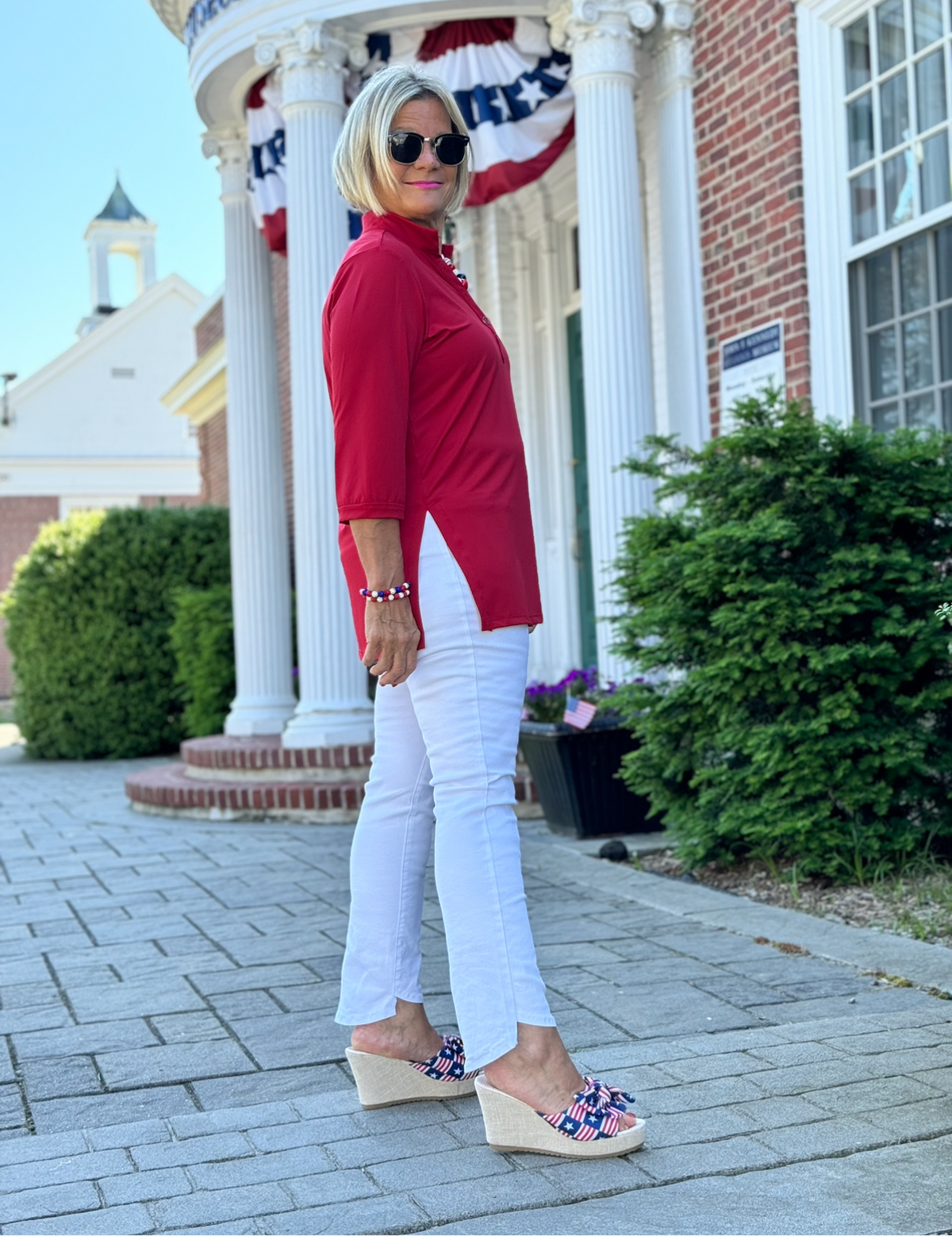 LULU-B RED TUNIC