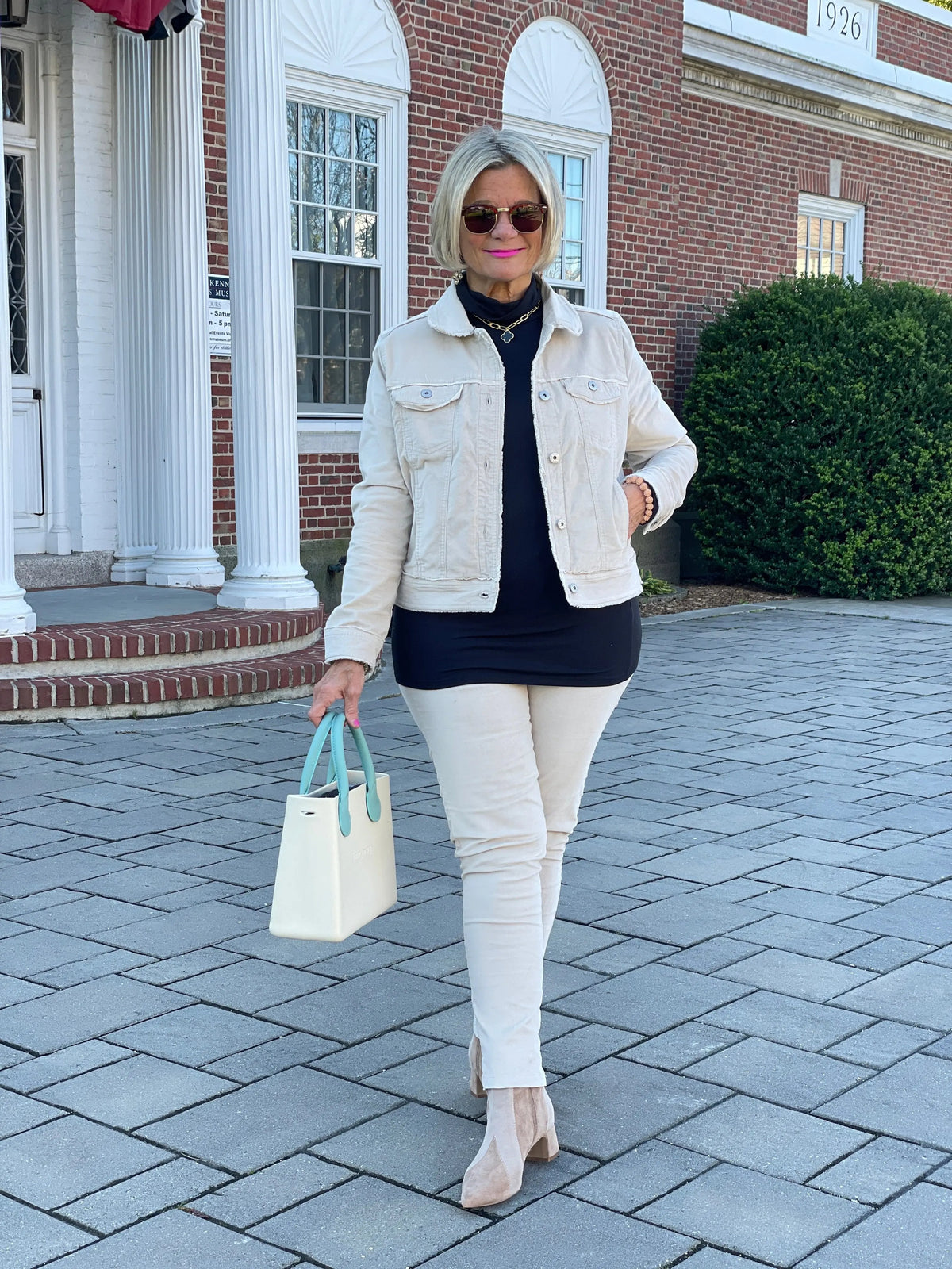 LULU-B STONE VELOUR PANTS