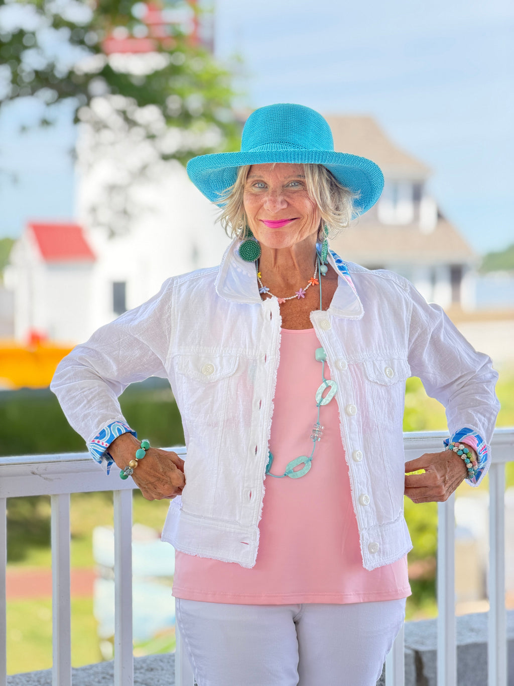 COTTON CANDY COAST LINEN JACKET