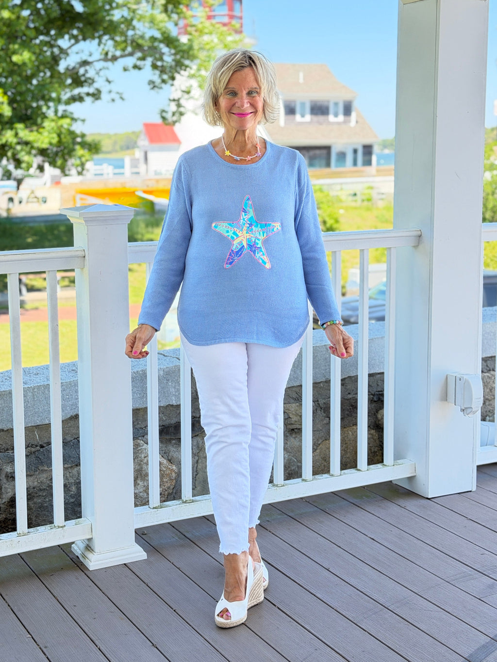 BEACH CLUB PERRI STARFISH SWEATER