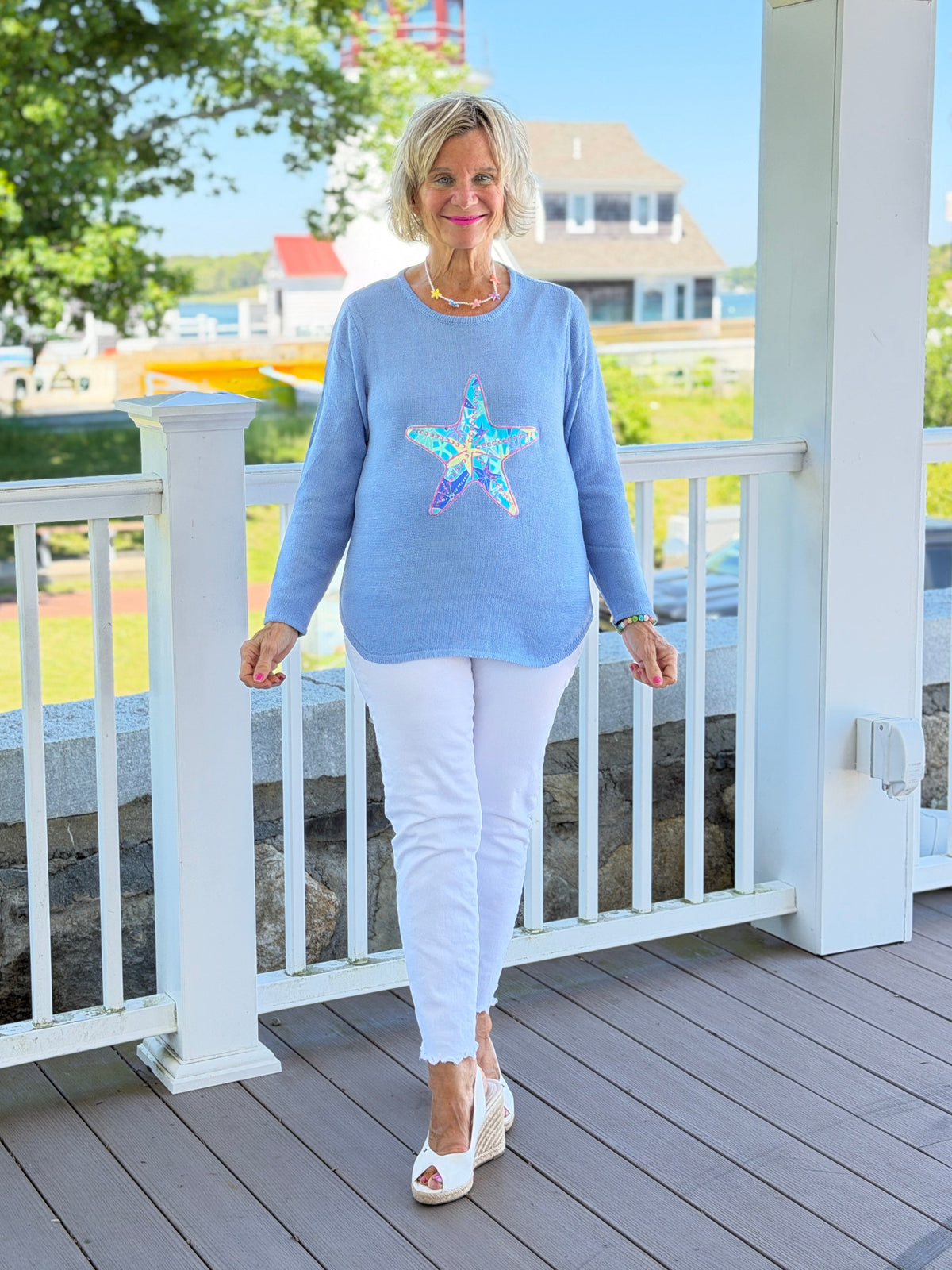 BEACH CLUB PERRI STARFISH SWEATER