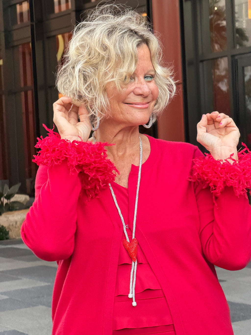 LULU-B CRIMSON RED CHA CHA MAXI