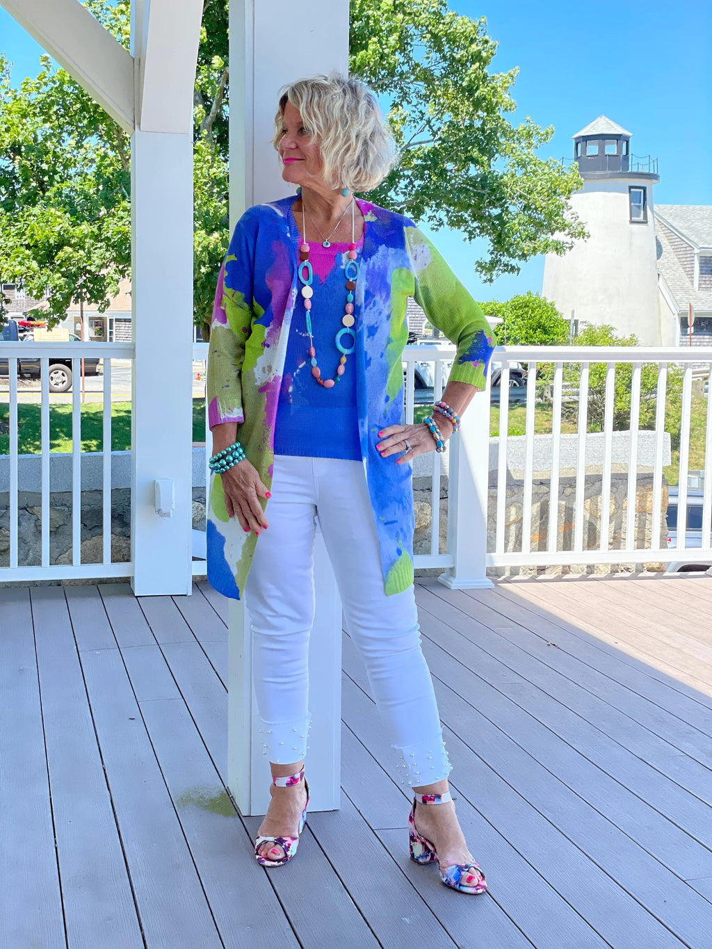 BLUE MARINE SWEATER TANK