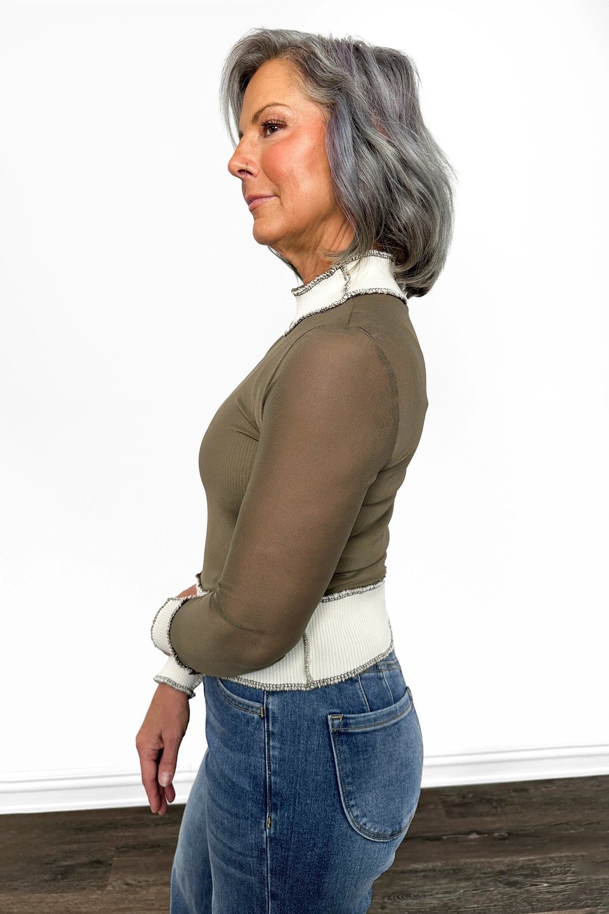 ALB Custom Women's Lightweight Mesh Long Sleeve Top