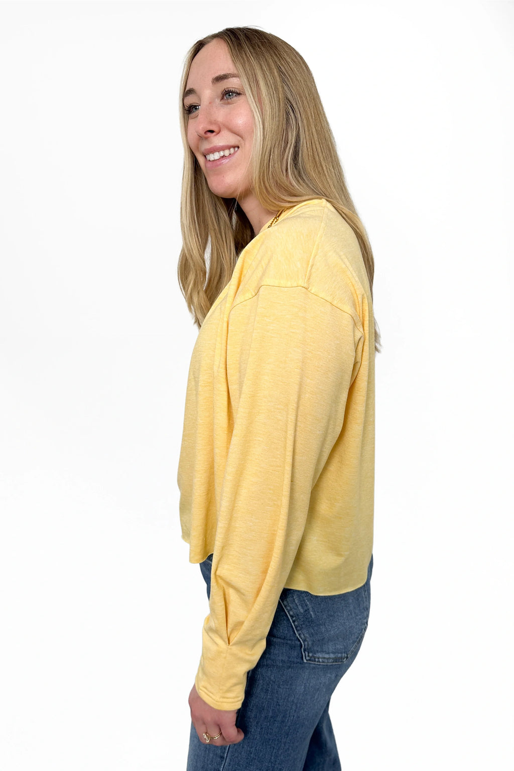 ALB Custom Women's Oversized Round Neck Long Sleeve Top