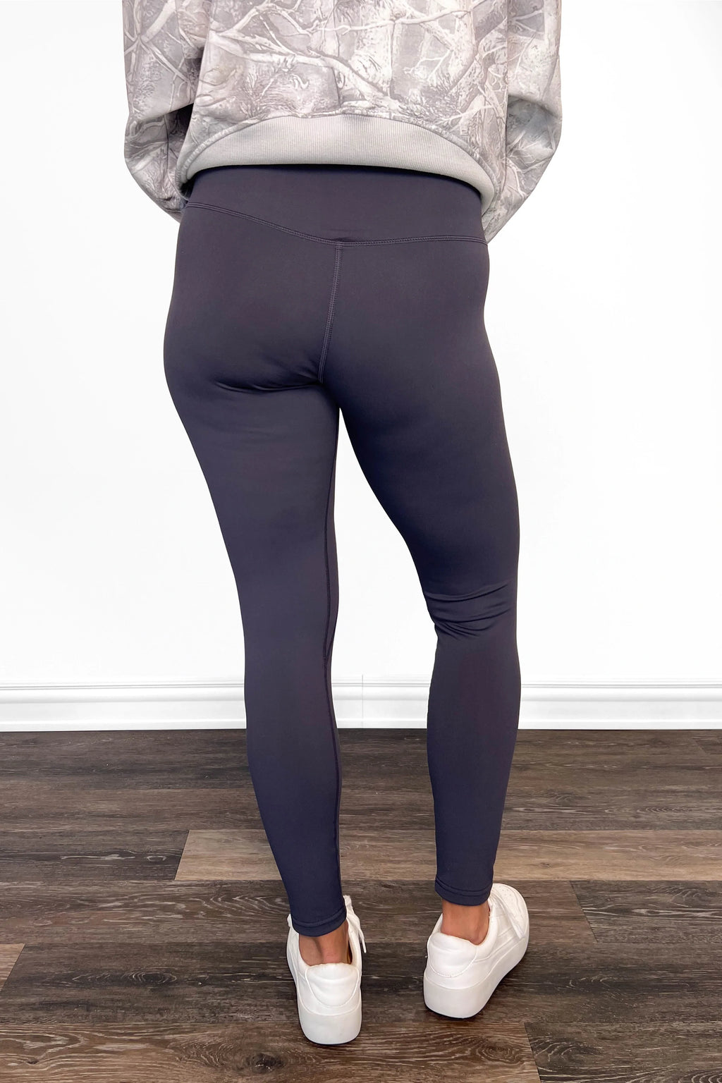 ALB Custom Women's Charcoal Everyday Essential Leggings - Two Inseams