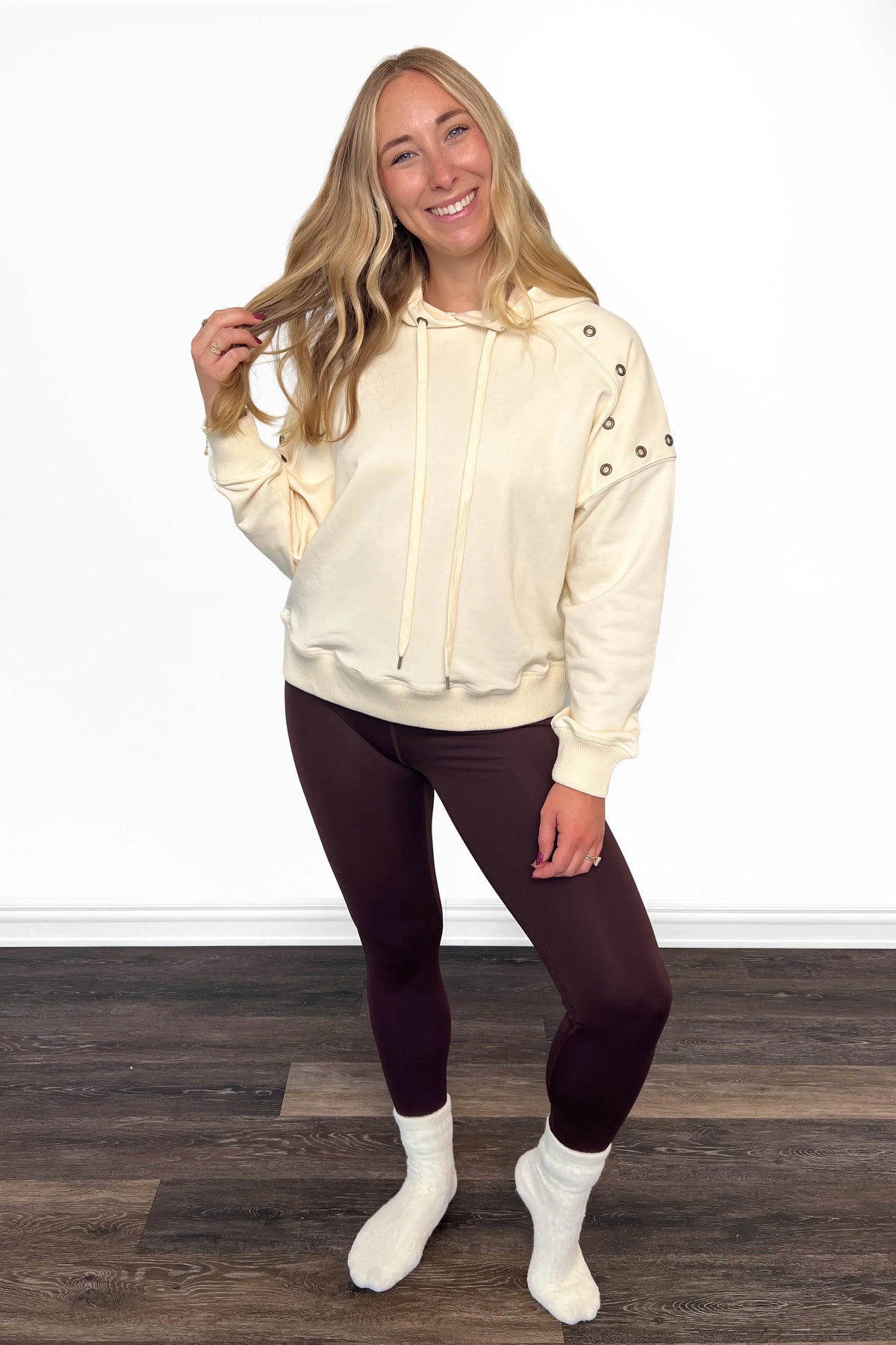 ALB Custom Women's Relaxed Hoodie With Grommets