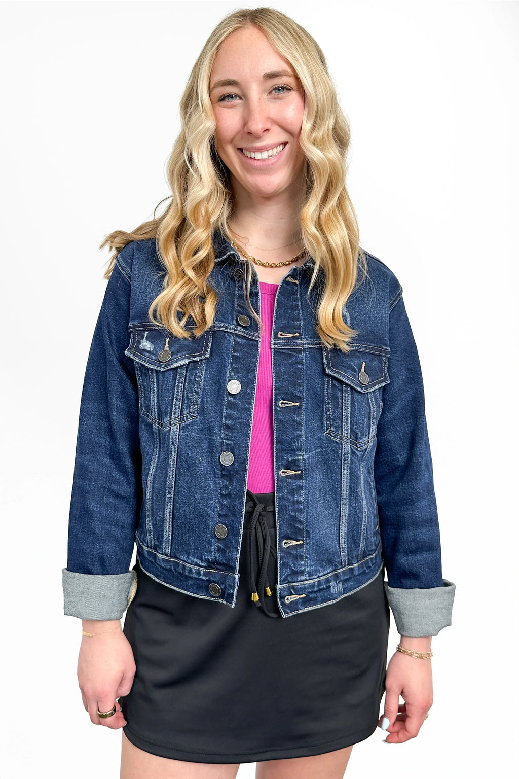 The Lettie Dark Wash Denim Jacket
