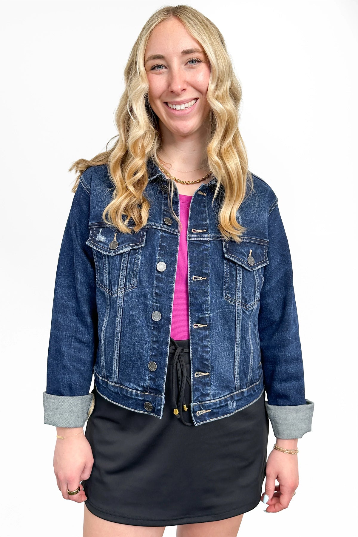 The Lettie Dark Wash Denim Jacket