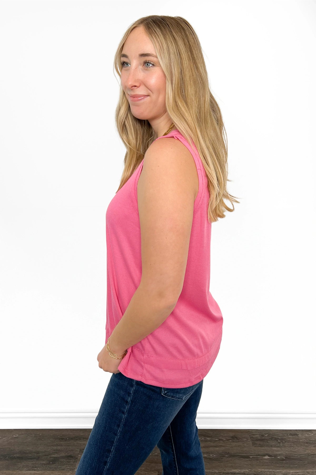 Women's Classic Ribbed Feminine Tank Top