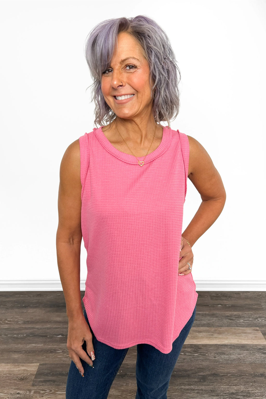 Women's Casual Round Neckline Tank Top