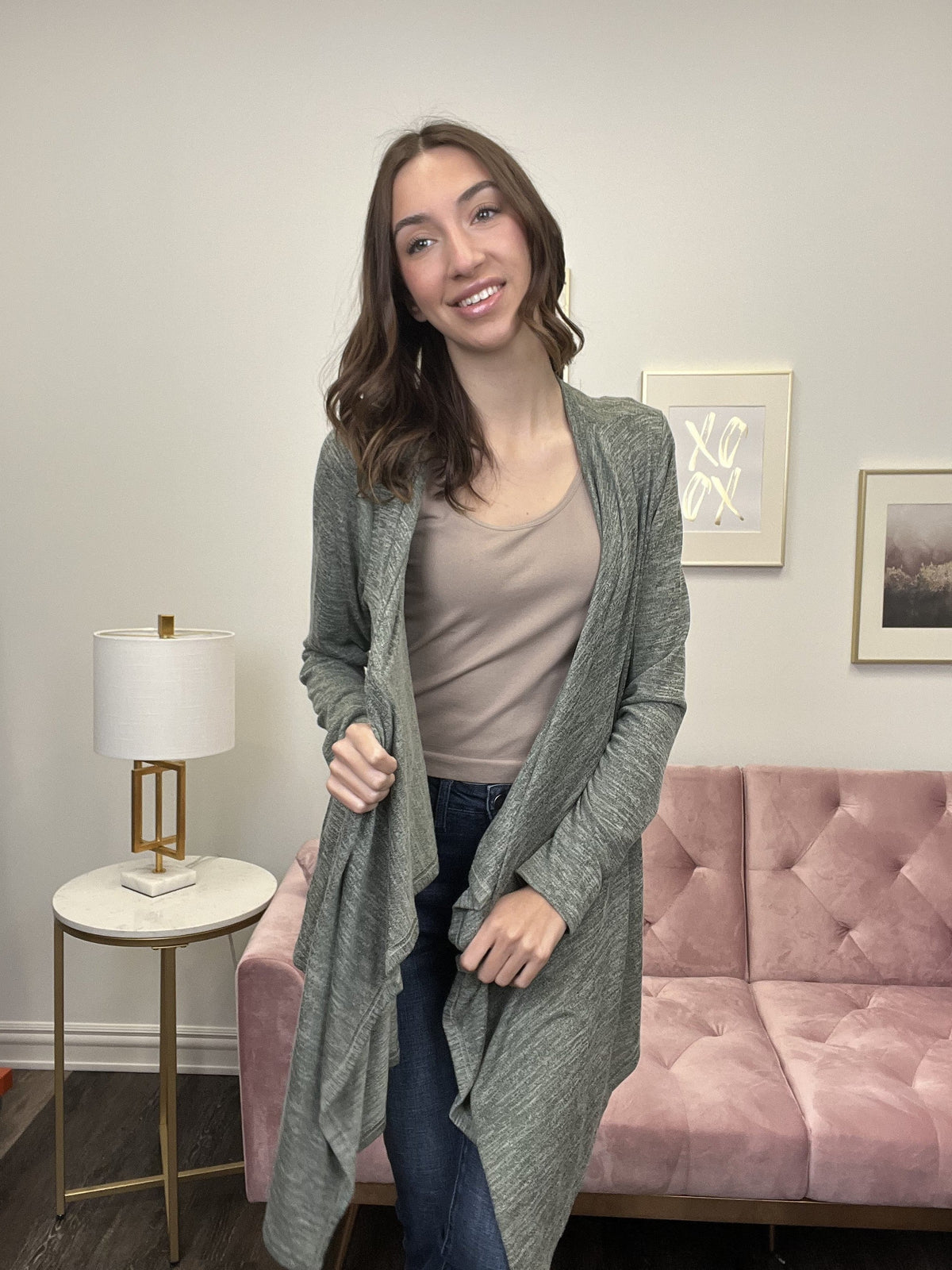 Some Type Of Love Women's Lightweight Waterfall Cardigan