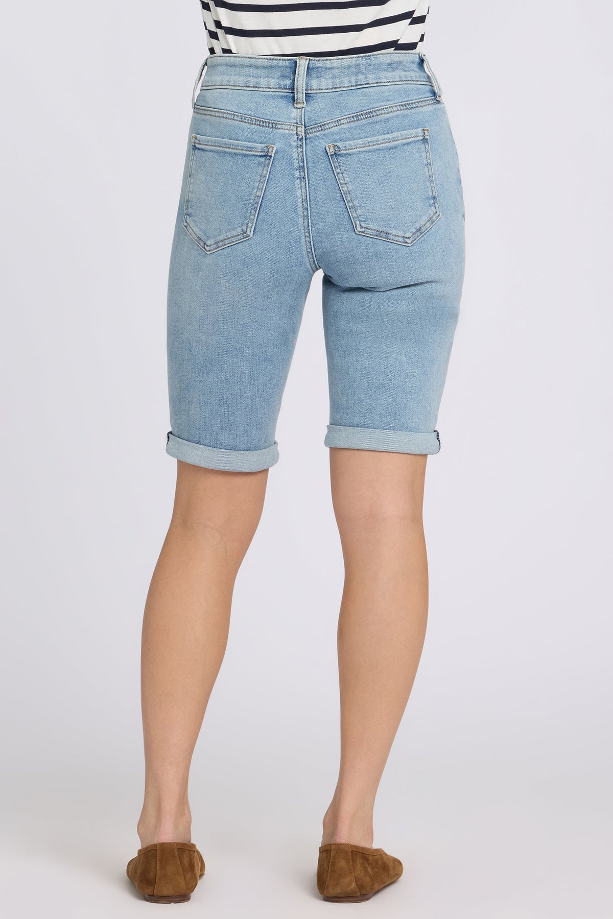 Briella 11 Inch Denim Shorts - Mist Springs