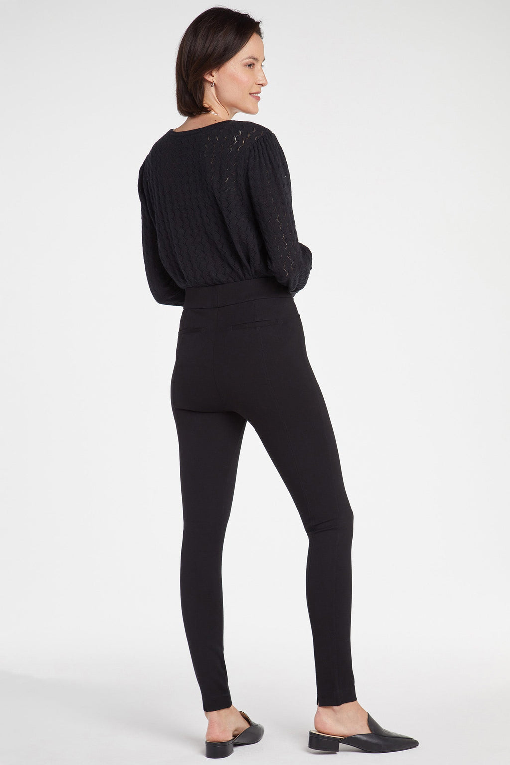 Pull-On Legging Pants - Black