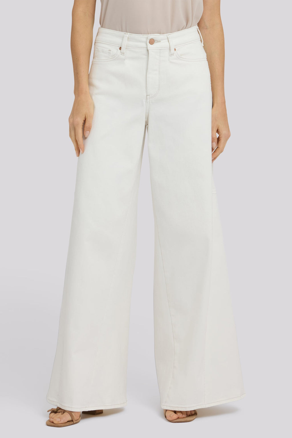 Nova Super Wide Leg Jeans - Vintage White
