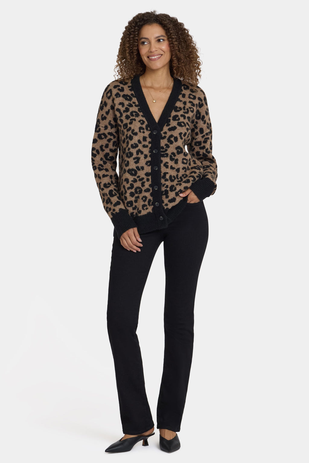 Cheetah Cardigan - Black Combo