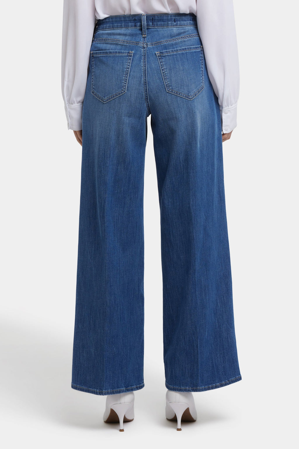 Teresa Wide Leg Ankle Jeans - Romantic Indigo
