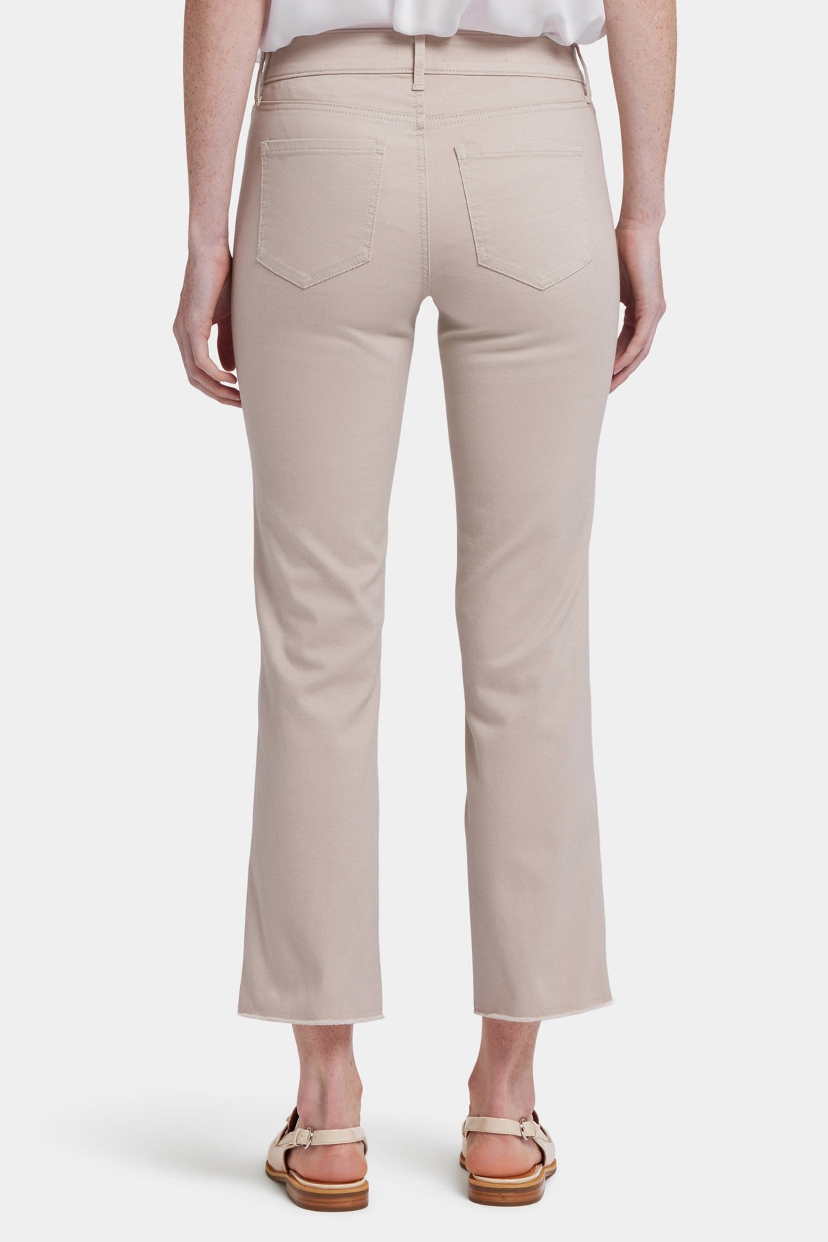 Marilyn Straight Ankle Jeans - Feather