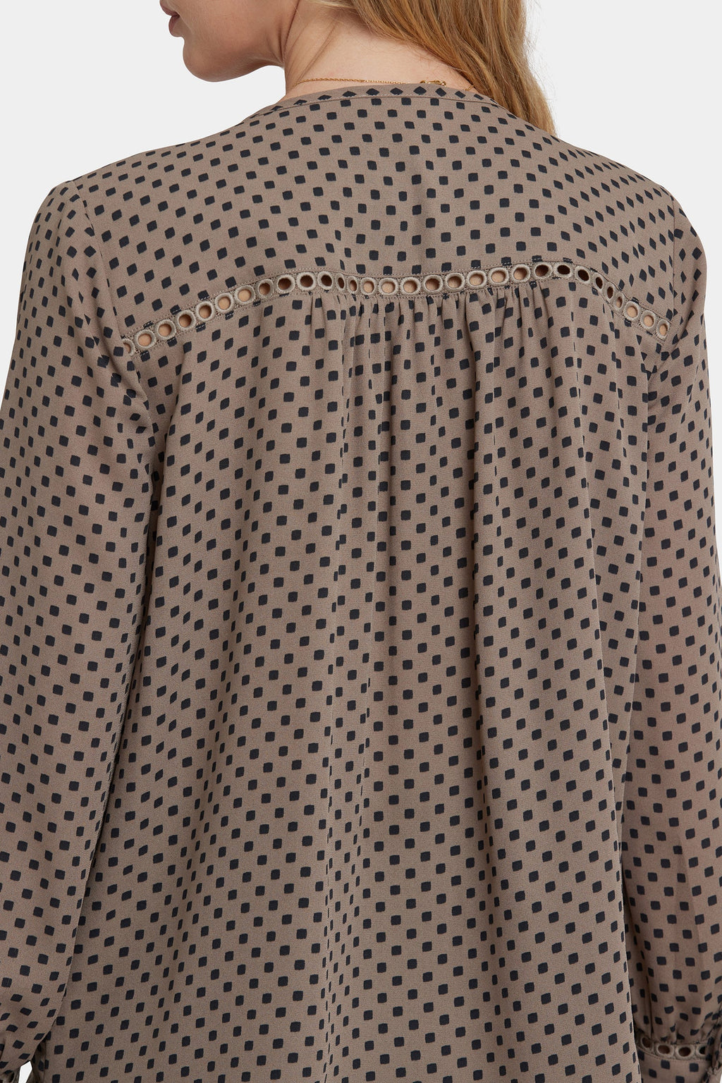 Liliana Peasant Blouse - Capucine Dots