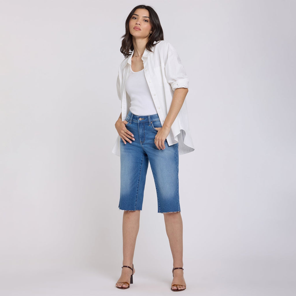 Kristie '80s Bermuda Denim Shorts - Pacifica