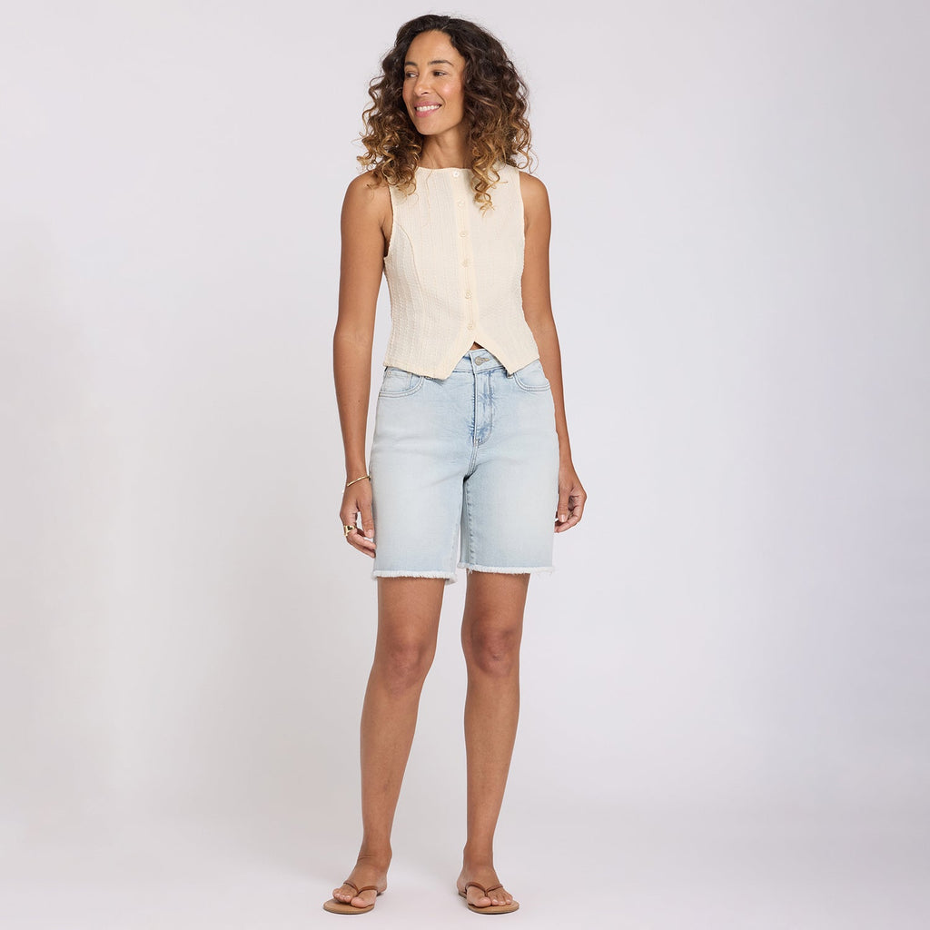 Erin Relaxed Denim Shorts - Desert Shoreline