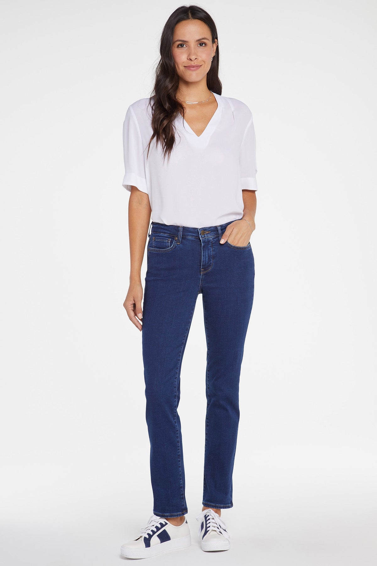 Sheri Slim Jeans In Long Inseam - Quinn