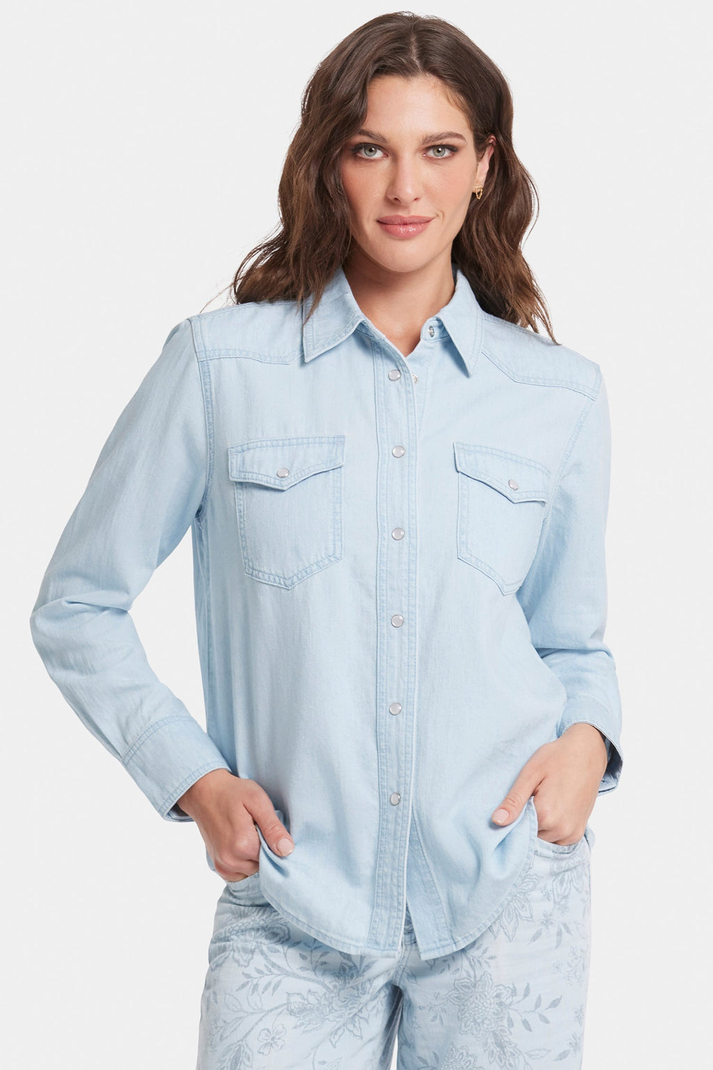 Classic Denim Shirt - Icy Lagoon