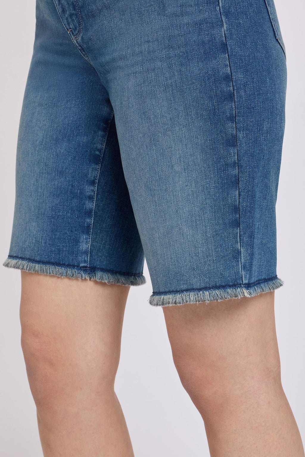 Boyfriend Denim Shorts - Breezy Palms