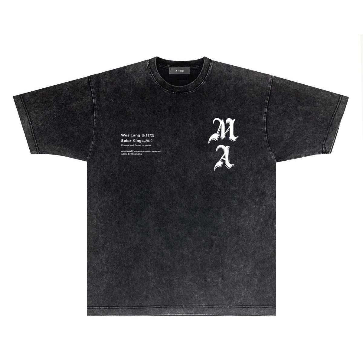 Amiri T-Shirt Vintage Distressed Short-Sleeved T-shirt