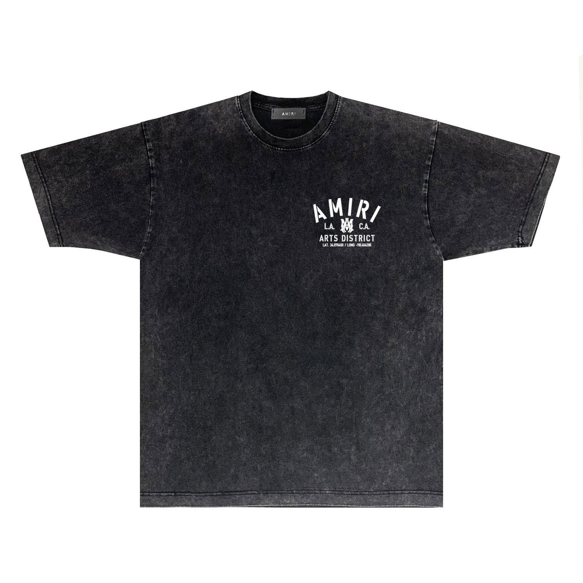 Amiri T-shirt Washed and Worn Retro Short Sleeve T-shirt