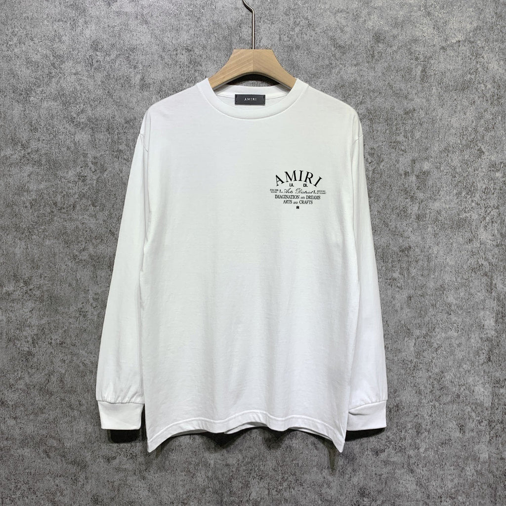 Amiri Long Sleeve Shirt Long Sleeve Long-Sleeved T-shirt Blouse