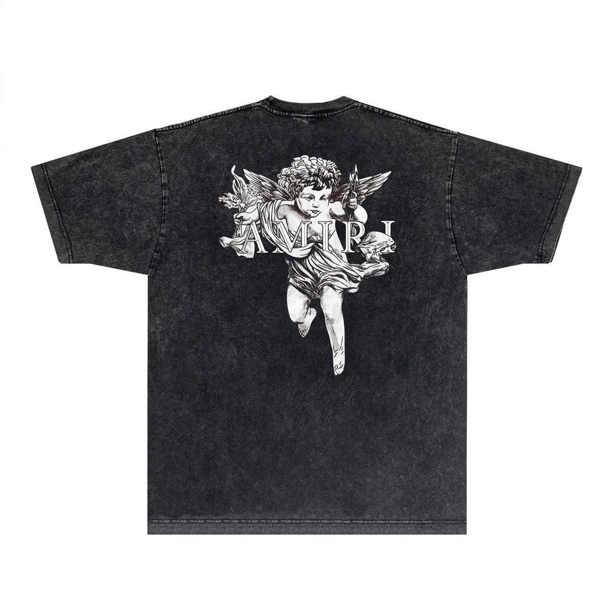 Amiri T-Shirt Distressed Retro Short Sleeve T-shirt