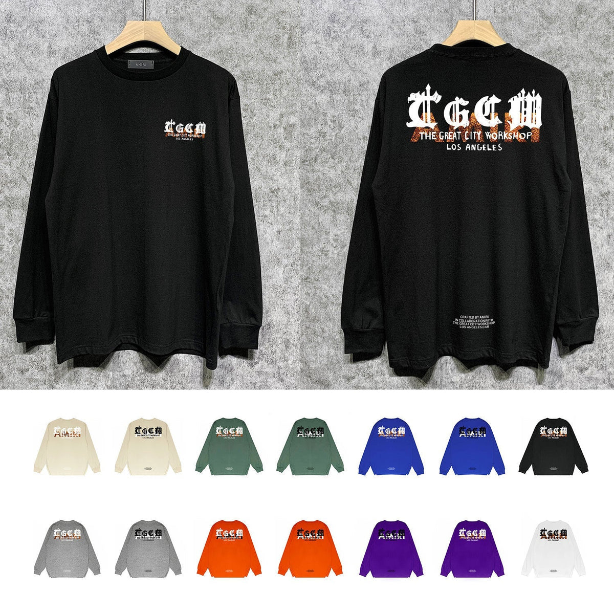 Amiri Sweatshirt Long Sleee Shirts