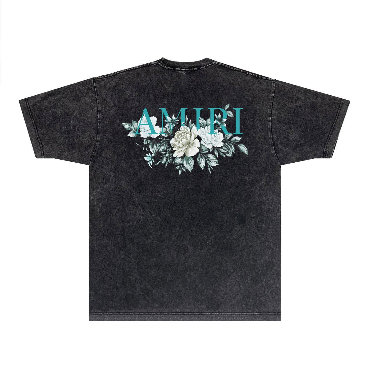 Amiri T Shirts Washed and Worn Retro Short Sleeve T-shirt