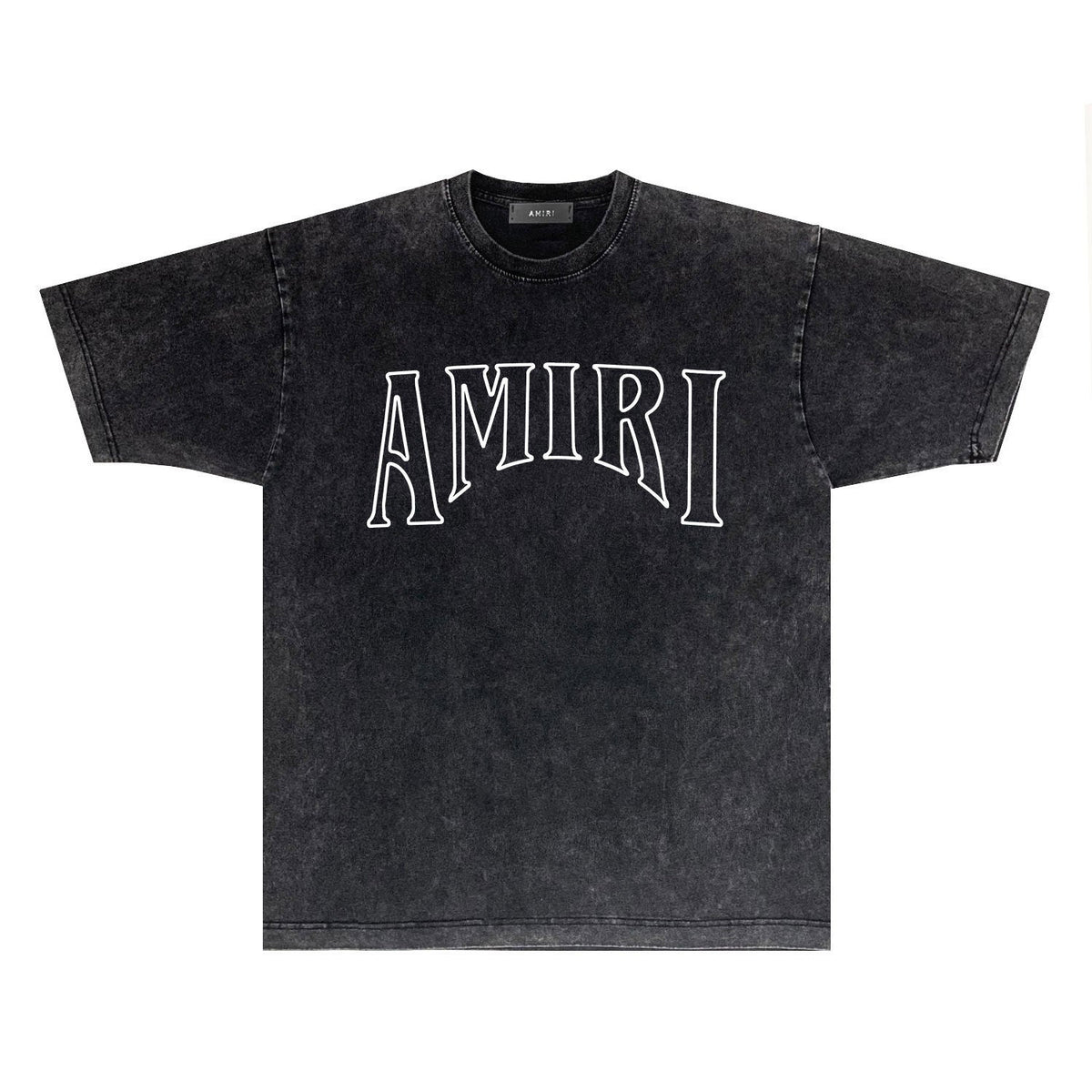 Amiri T Shirts Washed and Worn Retro Short Sleeve T-shirt