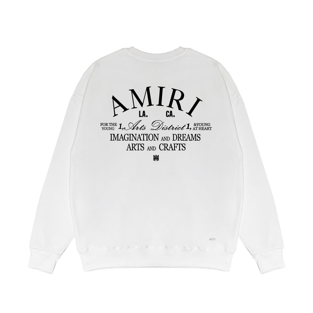 Amiri Long Sleeved Shirt Fashion Brand Crew Sweatshirts round Neck Sweater