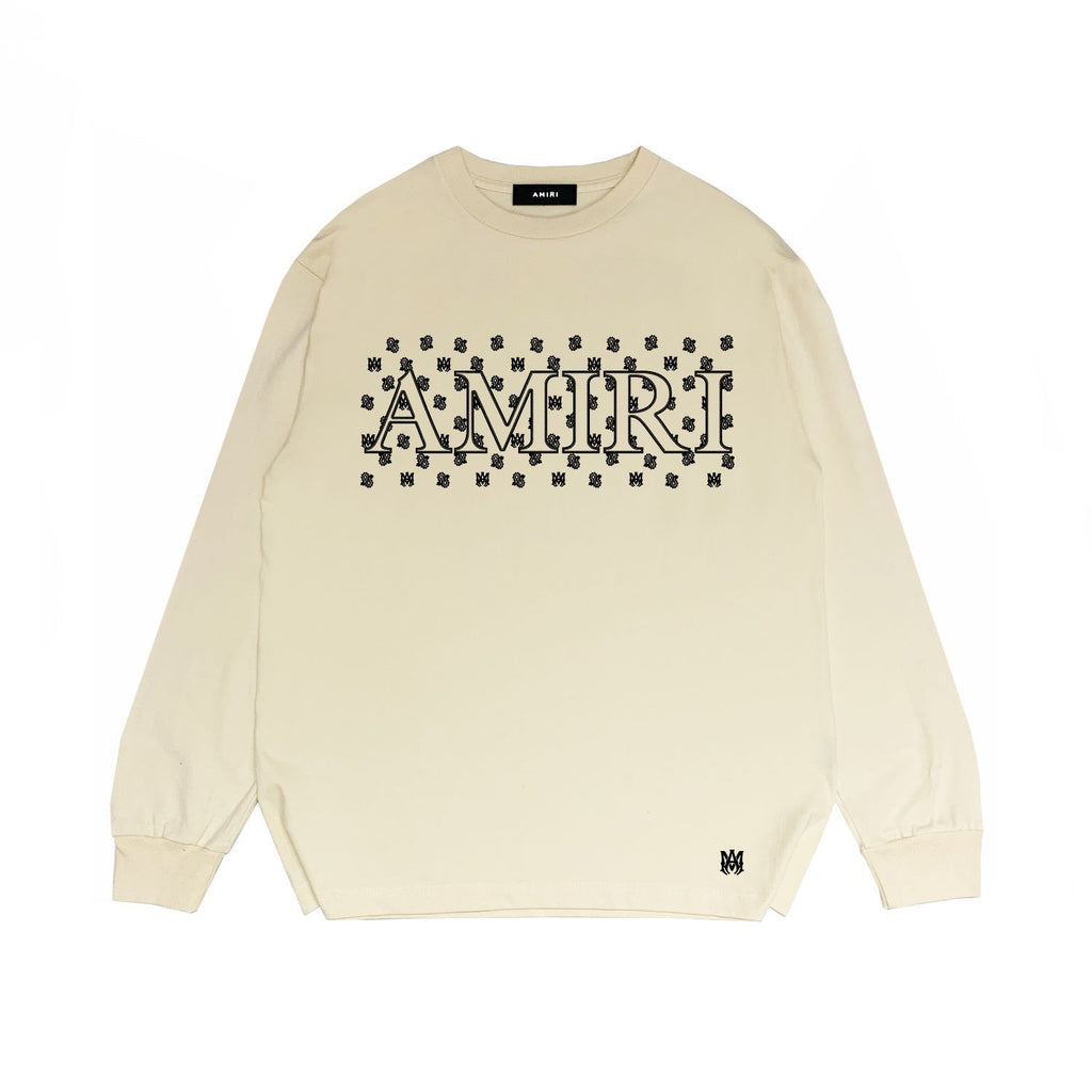 Amiri Long Sleeve Shirt Long Sleeve Long-Sleeved T-Shirt Blouse