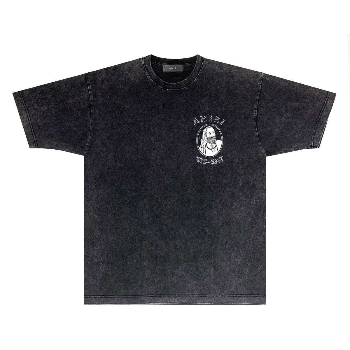 Amiri T-Shirt Distressed Retro Short Sleeve T-shirt