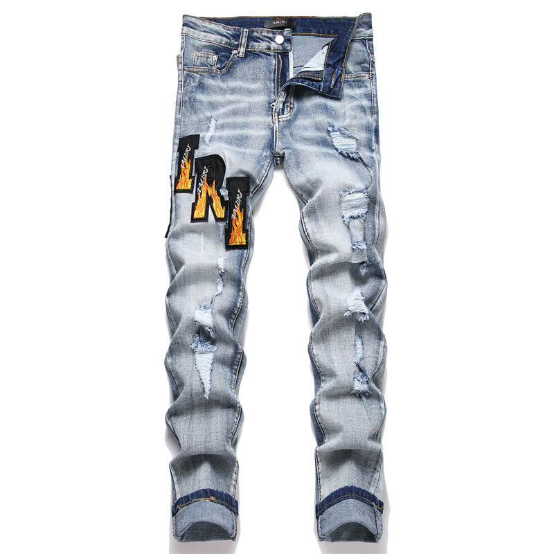 Amiri Jeans Ripped Stretch Jeans