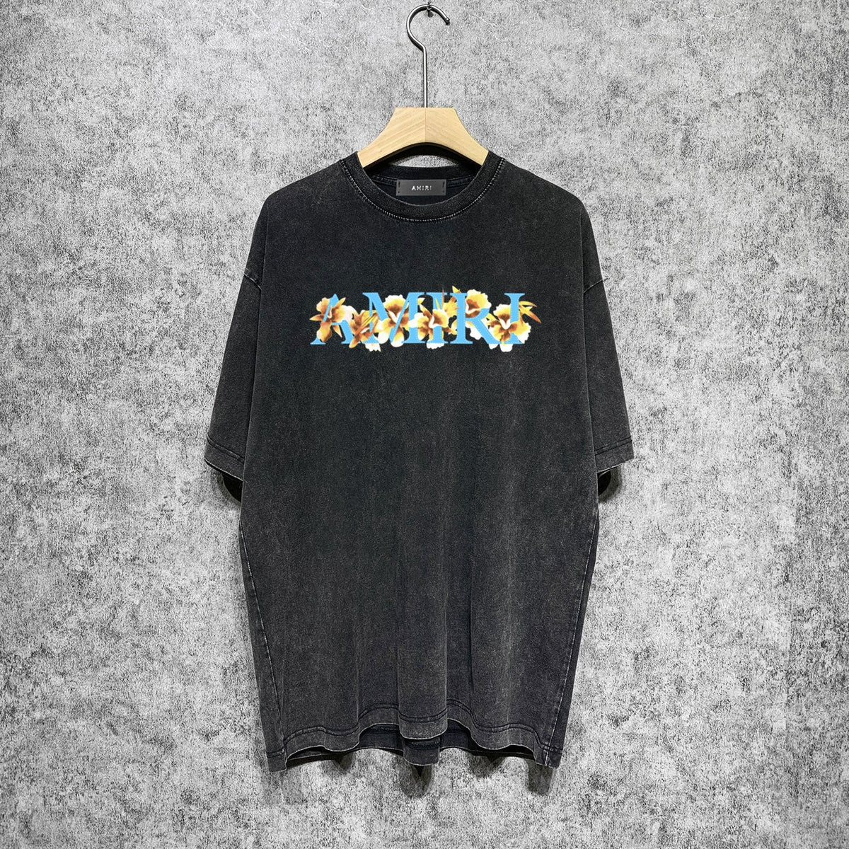 Amiri T-Shirt Distressed Retro Short Sleeve T-shirt