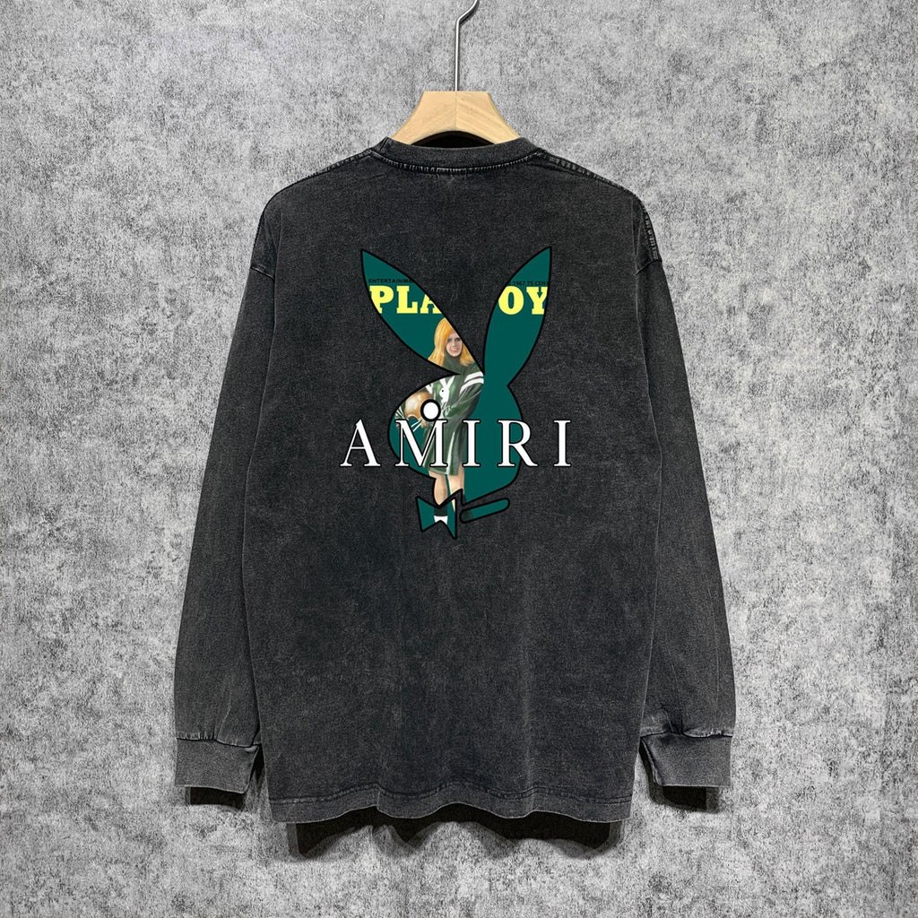 Amiri Long-Sleeve Shirt Vintage Long Sleeve T-shirt