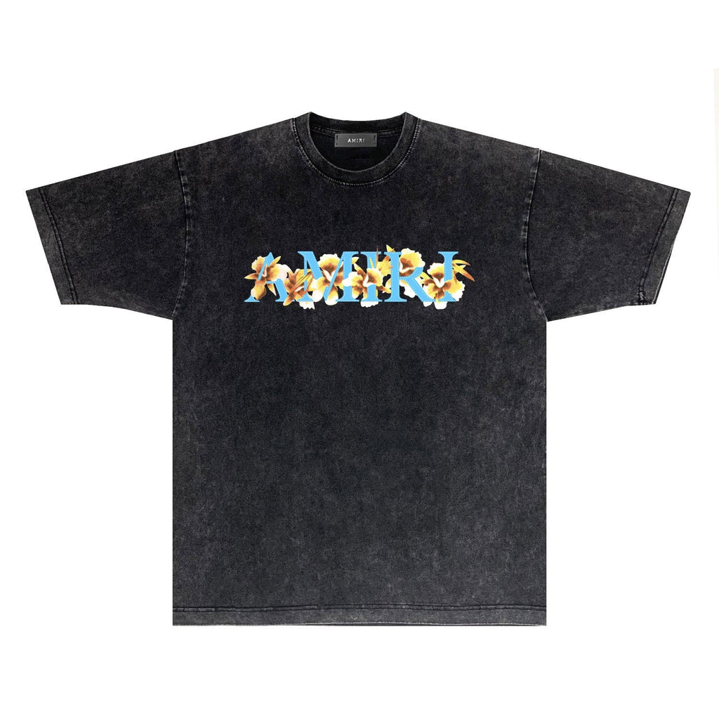 Amiri T-Shirt Distressed Retro Short Sleeve T-shirt