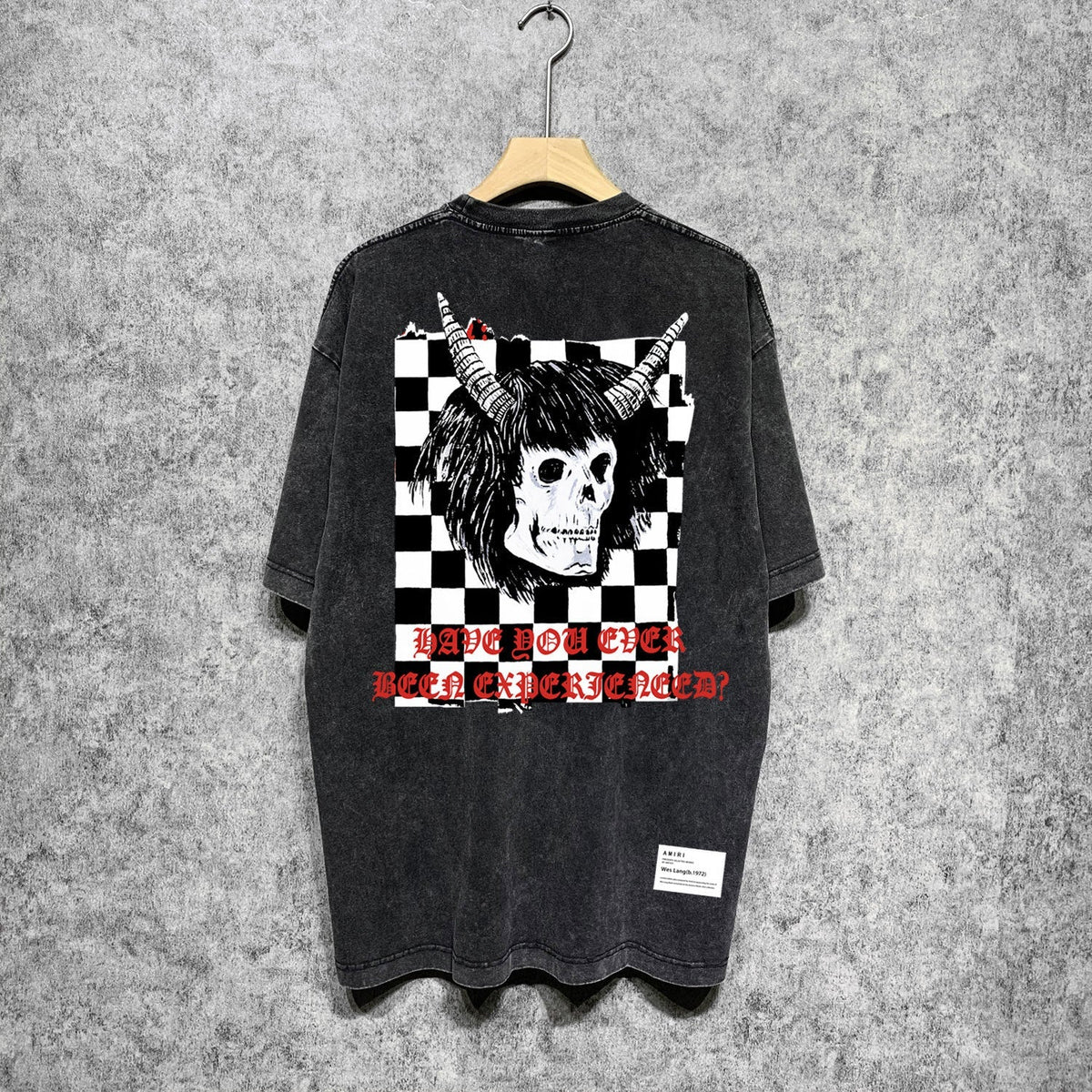 Amiri T-Shirt Vintage Distressed Short-Sleeved T-shirt