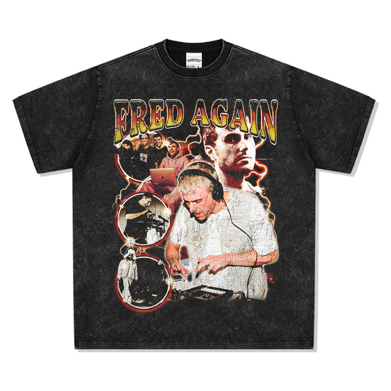 Asap Rocky T Shirts Travis Scott Short Sleeve Eminem ASAP TentacionT-Shirt