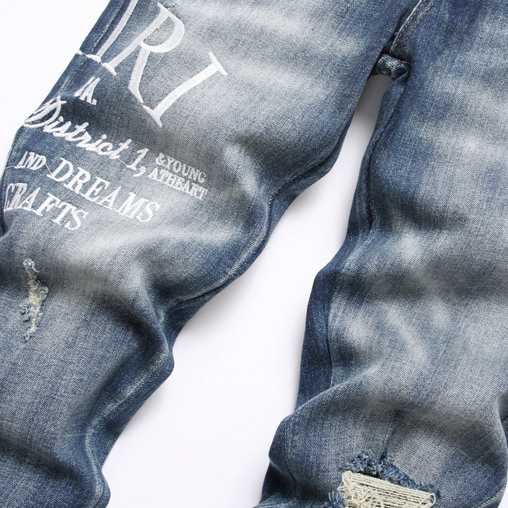 Amiri Jeans Ripped Stretch Jeans