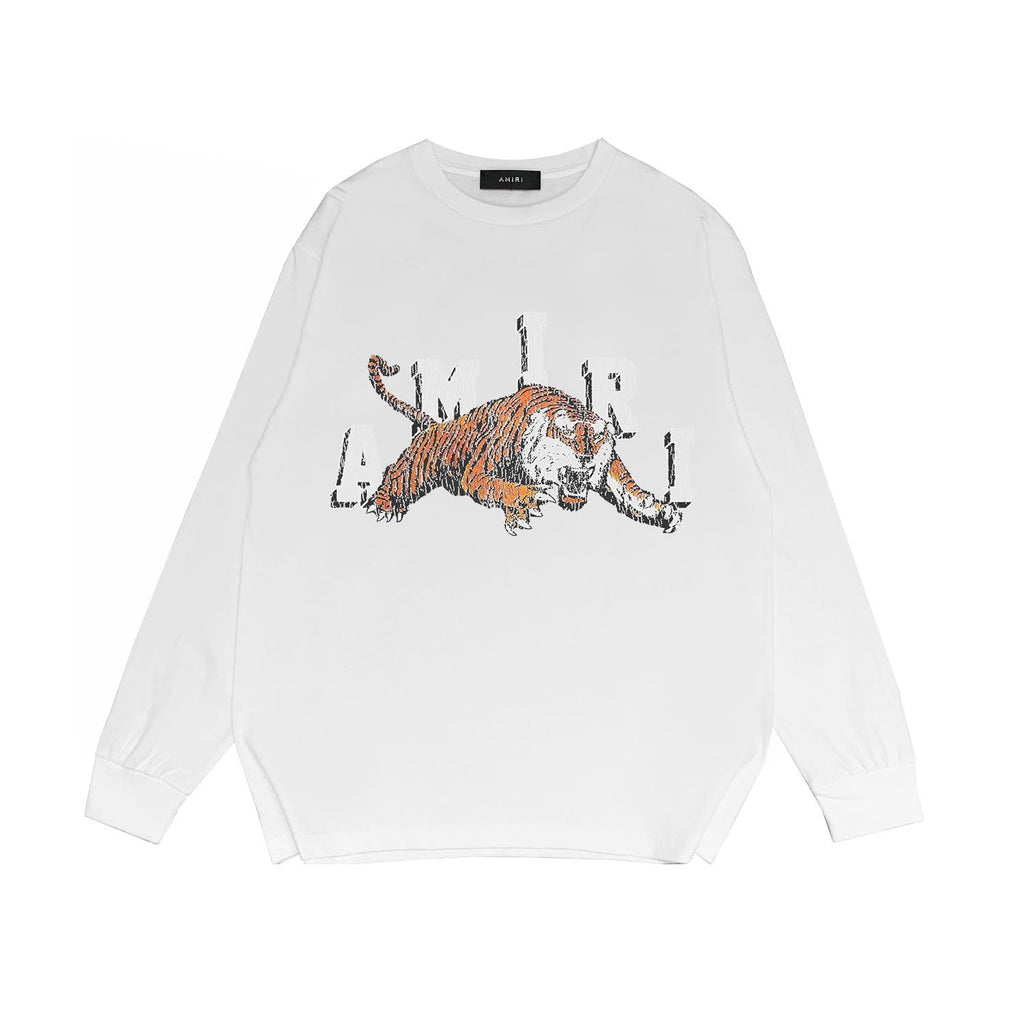 Amiri Long Sleeve Shirt Fashion Brand Long Sleeve Long-Sleeved T-shirt Blouse