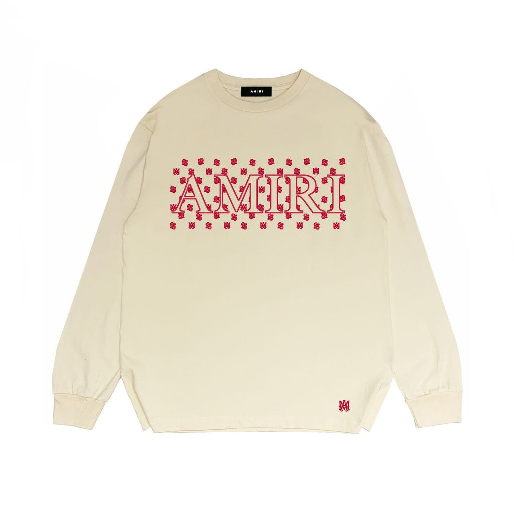Amiri Long Sleeve Shirt Long Sleeve Long-Sleeved T-Shirt Blouse
